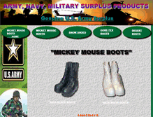 Tablet Screenshot of mickeymouseboots.net