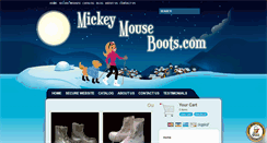 Desktop Screenshot of mickeymouseboots.com